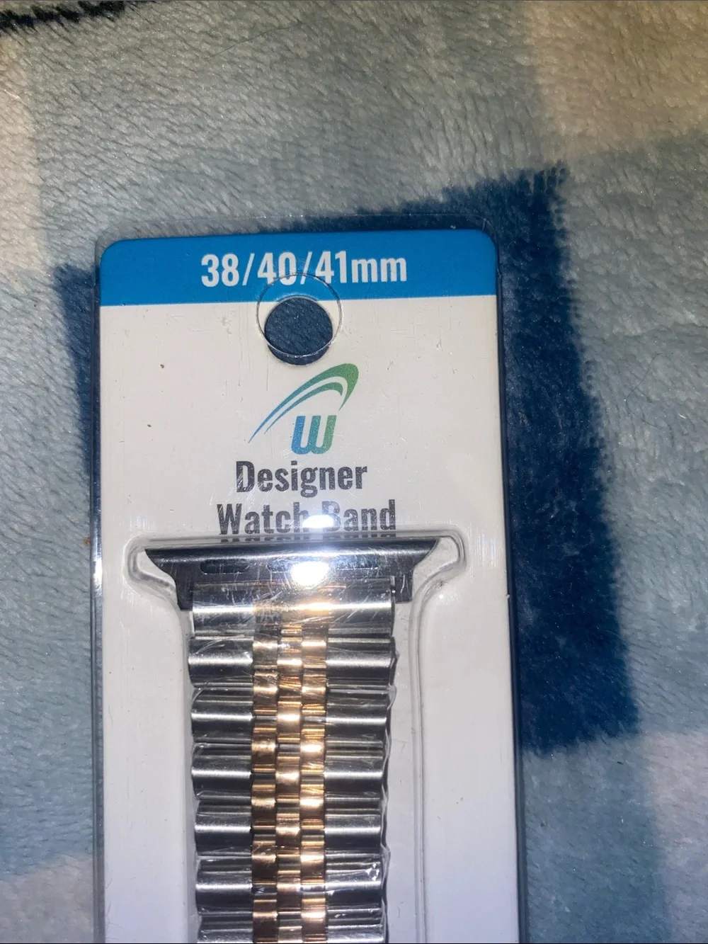 Designer Two-Tone Stainless Steel Watch Band for 38/40/41mm - Gold & Silver